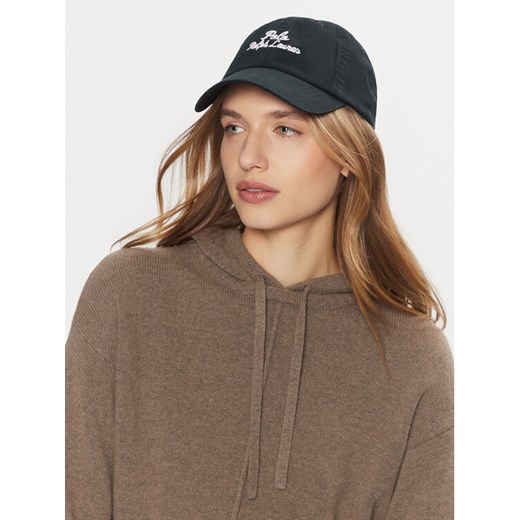 Czapka z daszkiem Polo Ralph Lauren 211954882001 Czarny ze sklepu eobuwie.pl w kategorii Czapki z daszkiem damskie - zdjęcie 182044185