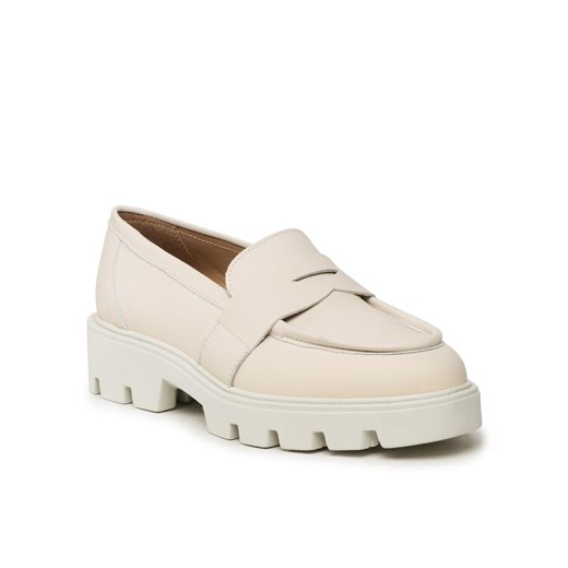 Loafersy Badura AMANTEA-E23-28180N Beżowy ze sklepu eobuwie.pl w kategorii Półbuty damskie - zdjęcie 182044249