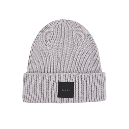 Czapka Calvin Klein K50K512356 Szary ze sklepu eobuwie.pl w kategorii Czapki zimowe męskie - zdjęcie 182044256
