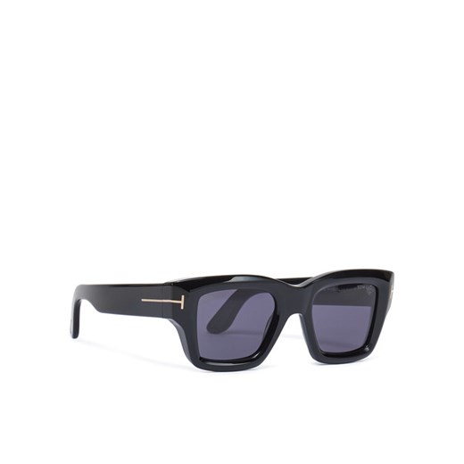Okulary przeciwsłoneczne Tom Ford FT1154 01A Czarny ze sklepu eobuwie.pl w kategorii Okulary przeciwsłoneczne męskie - zdjęcie 182044266