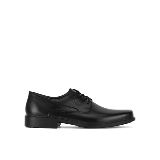 Półbuty Rieker B0001-00 Czarny ze sklepu eobuwie.pl w kategorii Buty eleganckie męskie - zdjęcie 182044339