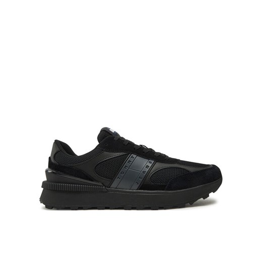 Sneakersy Tommy Jeans Tjm Technical Runner Ess EM0EM01537 Czarny ze sklepu eobuwie.pl w kategorii Buty sportowe męskie - zdjęcie 182044498