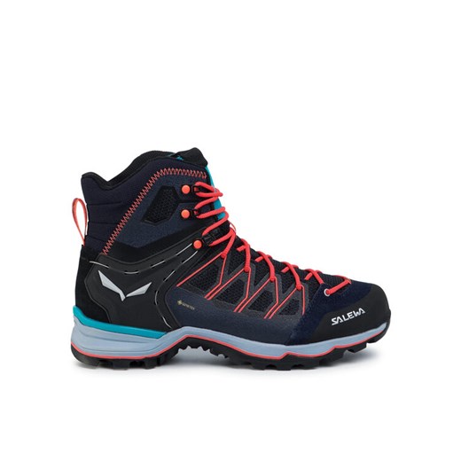 Trekkingi Salewa Ws Mtn Trainer Lite Mid Gtx GORE-TEX 61360-3989 Granatowy ze sklepu eobuwie.pl w kategorii Buty trekkingowe damskie - zdjęcie 182044525