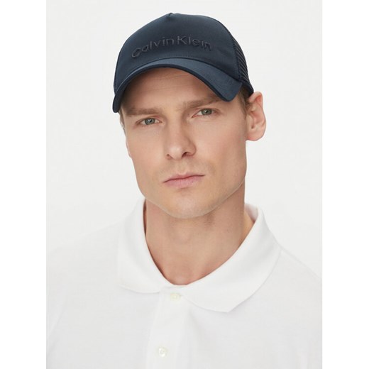 Czapka z daszkiem Calvin Klein K50K513015 Granatowy ze sklepu eobuwie.pl w kategorii Czapki z daszkiem męskie - zdjęcie 182044597