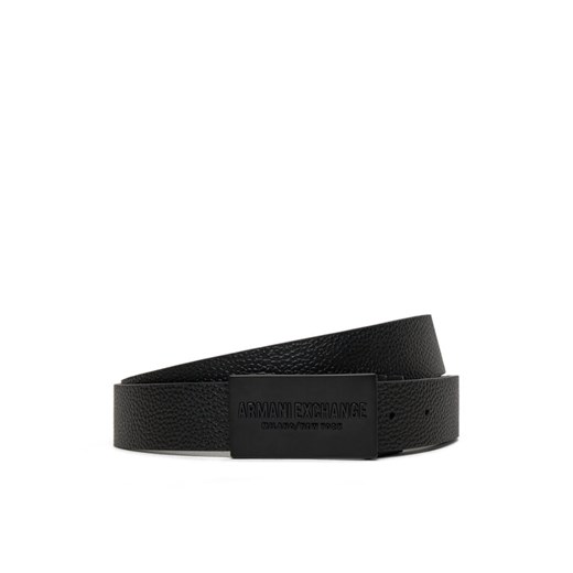 Pasek Męski Armani Exchange XM000289 Czarny ze sklepu eobuwie.pl w kategorii Paski męskie - zdjęcie 182044619