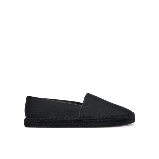 Espadryle Calvin Klein Flat Espadrille - Jacq HW0HW02467 Czarny ze sklepu eobuwie.pl w kategorii Espadryle damskie - zdjęcie 182044776