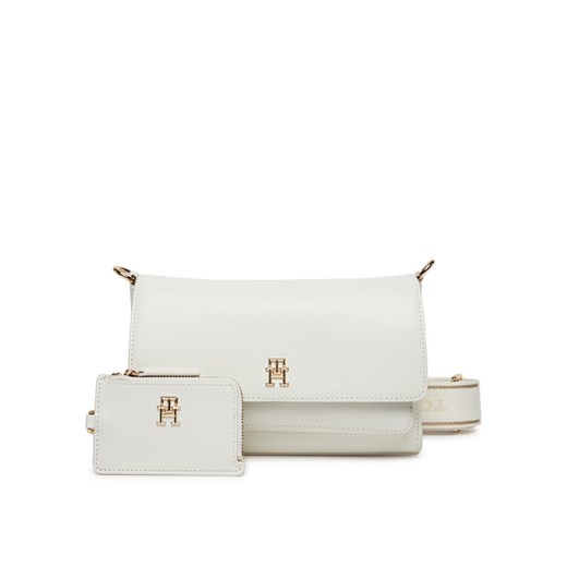 Torebka Tommy Hilfiger Th Joy Crossover AW0AW16813 Écru Tommy Hilfiger 00 eobuwie.pl