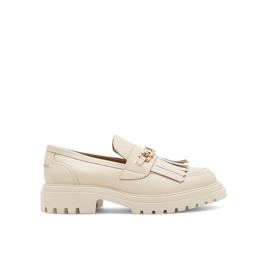 Loafersy Eva Minge ANGE-1018 Beżowy ze sklepu eobuwie.pl w kategorii Półbuty damskie - zdjęcie 182044959