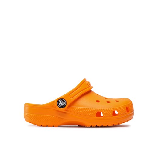 Klapki Crocs Classic Clog K 206991 Pomarańczowy ze sklepu eobuwie.pl w kategorii Klapki dziecięce - zdjęcie 182044965