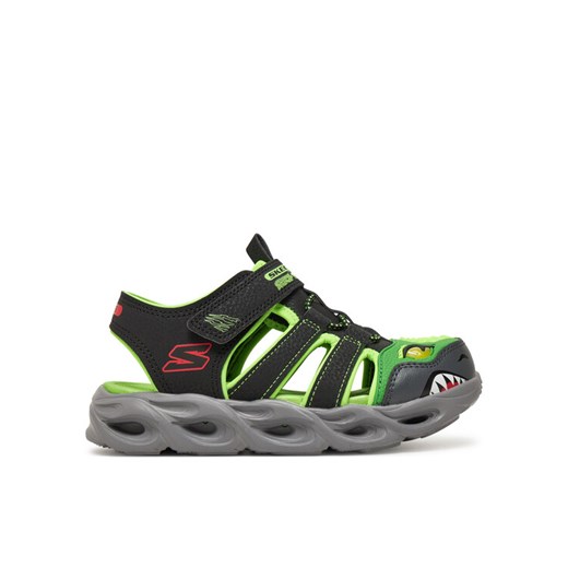 Sandały Skechers Thermo-Splash-Hydro-Flare 400613L/BKLM Czarny ze sklepu eobuwie.pl w kategorii Sandały dziecięce - zdjęcie 182045026