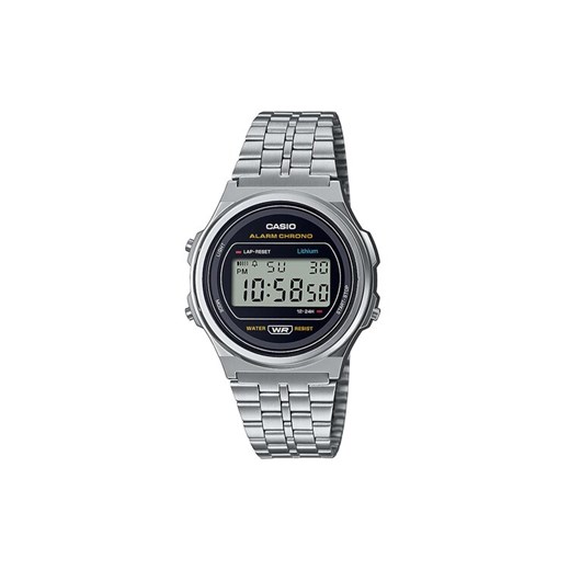 Zegarek Casio A171WE-1AEF Srebrny ze sklepu eobuwie.pl w kategorii Zegarki - zdjęcie 182045069