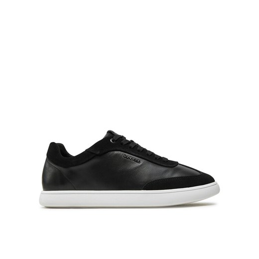 Sneakersy Calvin Klein Cupsole Lace Up - Lth Sue Mix HW0HW02435 Czarny ze sklepu eobuwie.pl w kategorii Buty sportowe damskie - zdjęcie 182045268