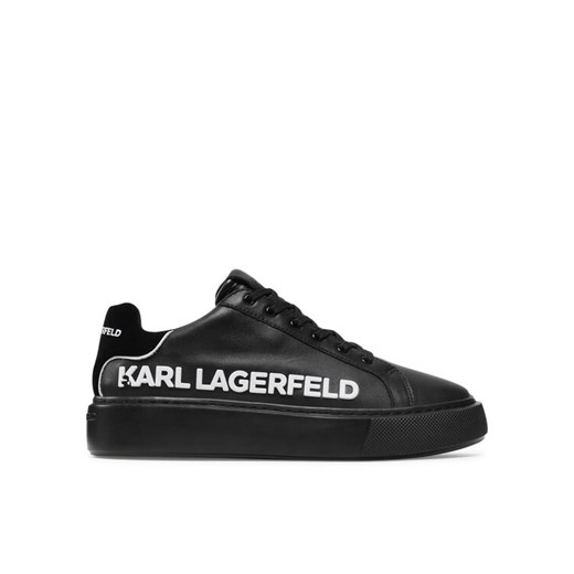 Sneakersy KARL LAGERFELD KL62210 00X Czarny ze sklepu eobuwie.pl w kategorii Buty sportowe damskie - zdjęcie 182045428