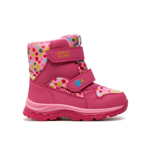Śniegowce Agatha Ruiz de la Prada 241990-A D Różowy ze sklepu eobuwie.pl w kategorii Buty zimowe dziecięce - zdjęcie 182045478