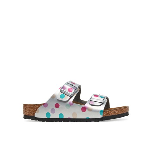 Klapki Birkenstock Arizona Kids 1029842 S Srebrny ze sklepu eobuwie.pl w kategorii Klapki dziecięce - zdjęcie 182045489