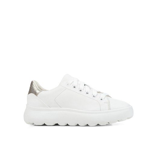 Sneakersy Geox D Spherica Ec4.1 D35TCB 085Y2 C0232 Biały ze sklepu eobuwie.pl w kategorii Buty sportowe damskie - zdjęcie 182045555