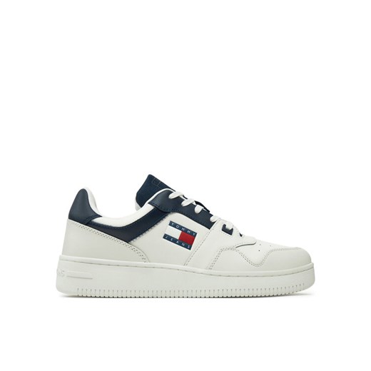Sneakersy Tommy Jeans Tjm Retro Basket Ess EM0EM01395 Biały ze sklepu eobuwie.pl w kategorii Buty sportowe męskie - zdjęcie 182045609