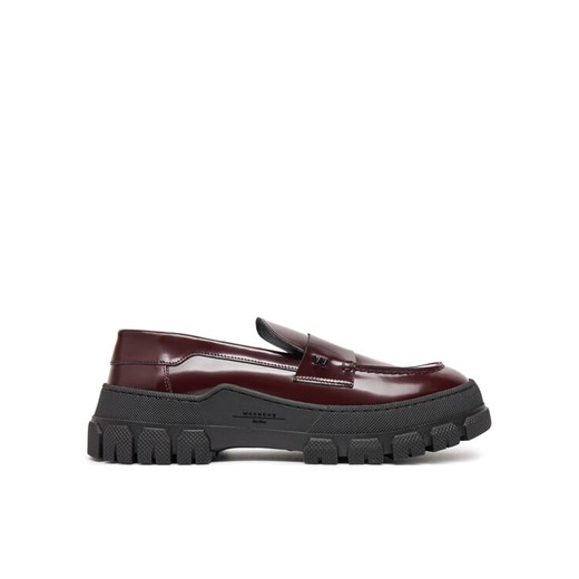 Loafersy Weekend Max Mara Conero 2425526015600 Bordowy ze sklepu eobuwie.pl w kategorii Lordsy damskie - zdjęcie 182045826