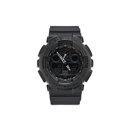 Zegarek G-Shock GA-100-1A1ER Czarny ze sklepu eobuwie.pl w kategorii Zegarki - zdjęcie 182045917
