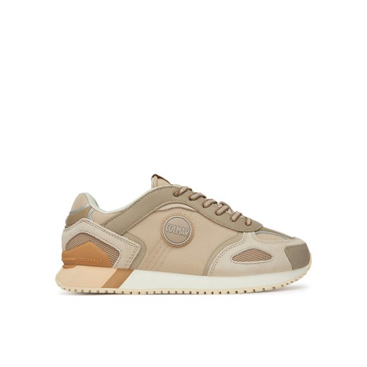 Sneakersy Colmar Travis Plus SS25/129 Beżowy ze sklepu eobuwie.pl w kategorii Buty sportowe damskie - zdjęcie 182045939