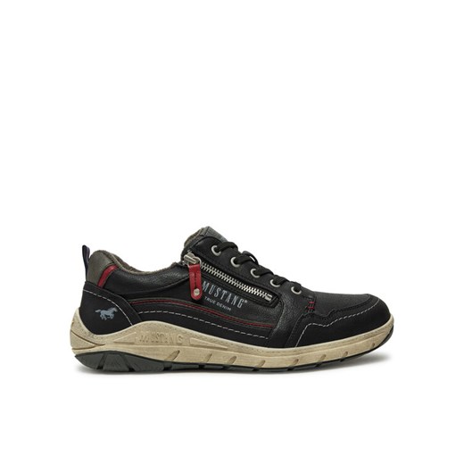 Sneakersy Mustang 4160-301 Czarny ze sklepu eobuwie.pl w kategorii Buty sportowe męskie - zdjęcie 182045975