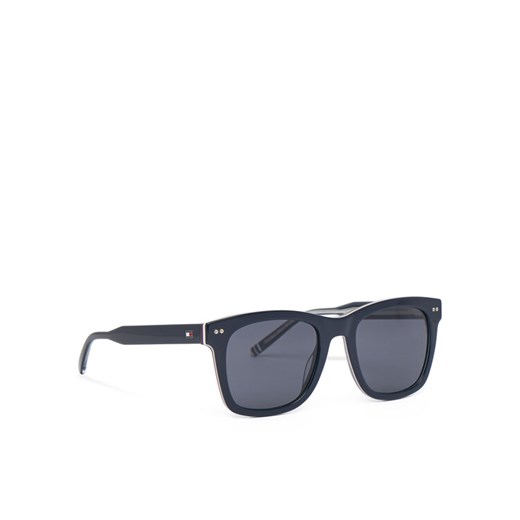 Okulary przeciwsłoneczne Tommy Hilfiger 2184/S 207940 Niebieski ze sklepu eobuwie.pl w kategorii Okulary przeciwsłoneczne męskie - zdjęcie 182045978