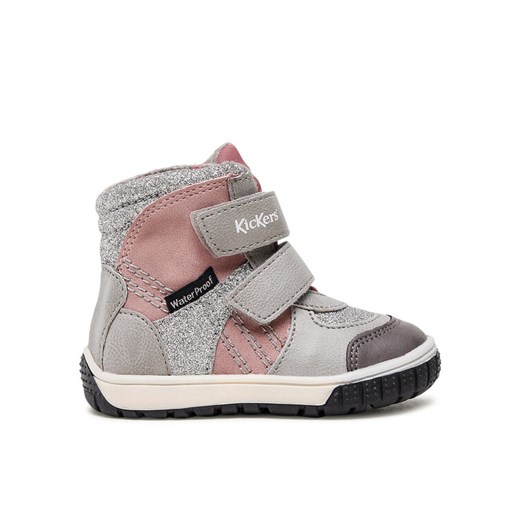 Śniegowce Kickers Sitrouille Wpf 585575-10 Szary ze sklepu eobuwie.pl w kategorii Buty zimowe dziecięce - zdjęcie 182046056