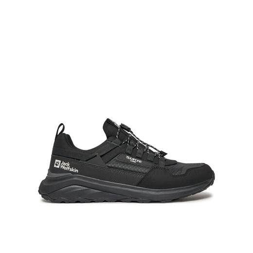 Trekkingi Jack Wolfskin Dromoventure Athletic Texapore Low M A63297 Czarny ze sklepu eobuwie.pl w kategorii Buty trekkingowe męskie - zdjęcie 182046067