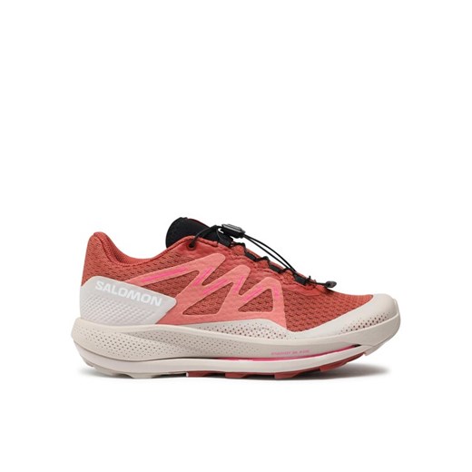 Buty do biegania Salomon Pulsar Trail L47385500 Czerwony ze sklepu eobuwie.pl w kategorii Buty sportowe damskie - zdjęcie 182046145