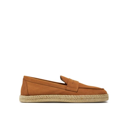 Espadryle Geox U Ostuni U36GVA 00046 C6002 Brązowy ze sklepu eobuwie.pl w kategorii Mokasyny męskie - zdjęcie 182046336