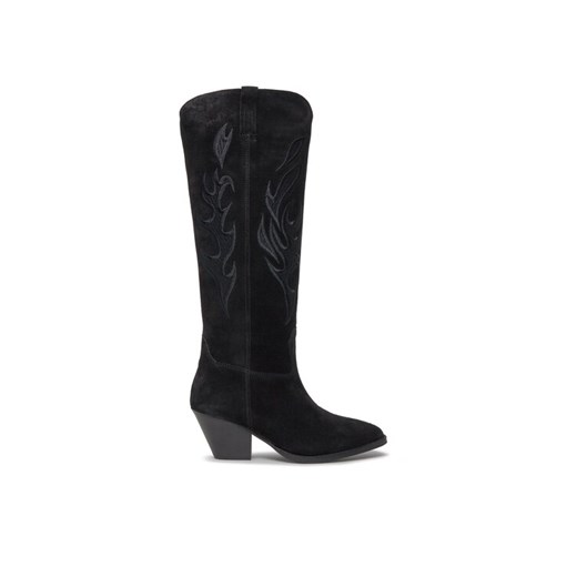 Kowbojki Bronx High boots 14297-C Czarny ze sklepu eobuwie.pl w kategorii Kozaki damskie - zdjęcie 182046457