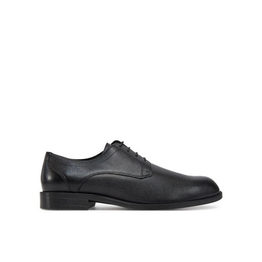 Półbuty BOSS Tayil 50536145 Czarny ze sklepu eobuwie.pl w kategorii Buty eleganckie męskie - zdjęcie 182046466