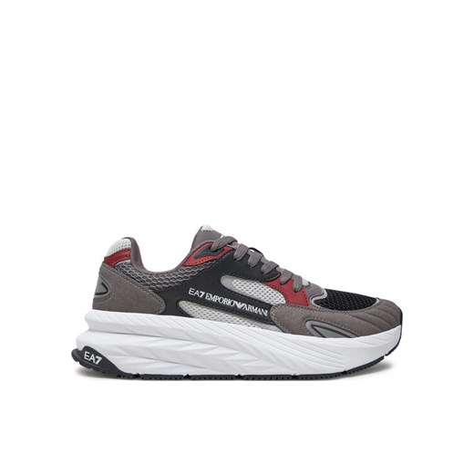 Sneakersy EA7 Emporio Armani X8X178 XK382 U036 Szary ze sklepu eobuwie.pl w kategorii Buty sportowe męskie - zdjęcie 182046487