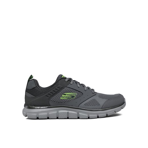 Sneakersy Skechers Syntac 232398/CHAR Szary ze sklepu eobuwie.pl w kategorii Buty sportowe męskie - zdjęcie 182046525
