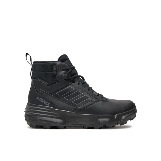 Trekkingi adidas Unity Leather Mid RAIN.RDY IF4977 Czarny ze sklepu eobuwie.pl w kategorii Buty trekkingowe męskie - zdjęcie 182046766