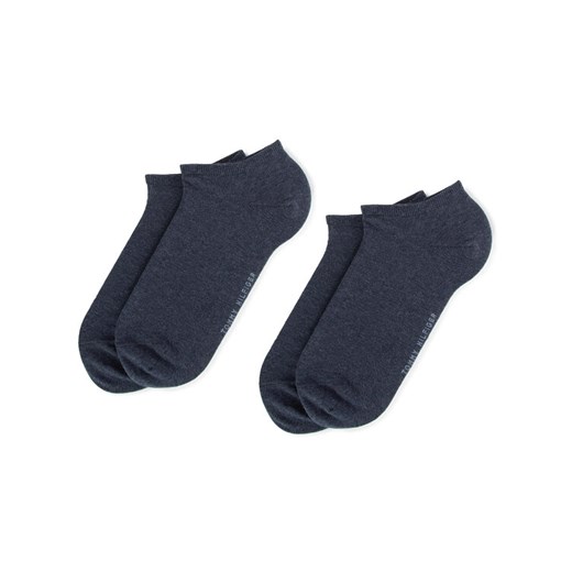 Zestaw 2 par niskich skarpet damskich Tommy Hilfiger 343024001 Granatowy ze sklepu eobuwie.pl w kategorii Skarpetki damskie - zdjęcie 182046808