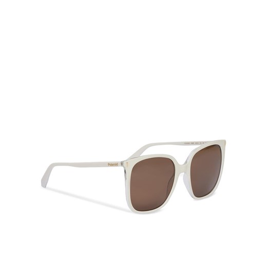 Okulary przeciwsłoneczne Polaroid PLD 6218/S/X Biały ze sklepu eobuwie.pl w kategorii Okulary przeciwsłoneczne damskie - zdjęcie 182046917
