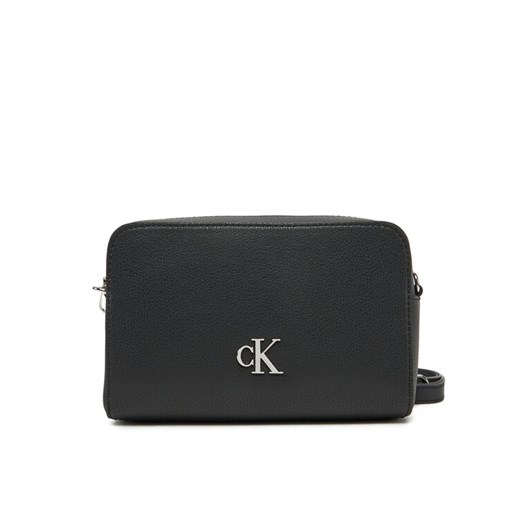 Torebka Calvin Klein Jeans Minimal Monogram Ew Camera Bag LV04K3162G Czarny ze sklepu eobuwie.pl w kategorii Listonoszki - zdjęcie 182046929