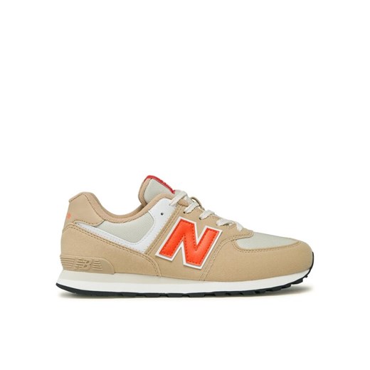 Sneakersy New Balance GC574HBO Beżowy ze sklepu eobuwie.pl w kategorii Buty sportowe dziecięce - zdjęcie 182047068