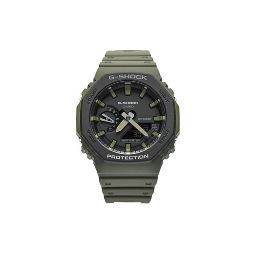 Zegarek G-Shock GA-2110SU-3AER Zielony ze sklepu eobuwie.pl w kategorii Zegarki - zdjęcie 182047097