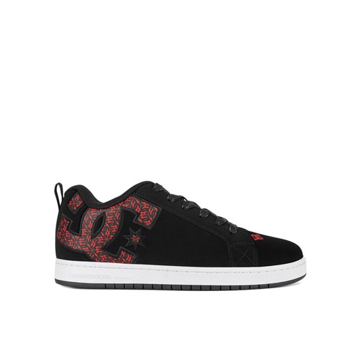Sneakersy DC COURT GRAFFIK 300529-BW5 Czarny ze sklepu eobuwie.pl w kategorii Buty sportowe męskie - zdjęcie 182047169