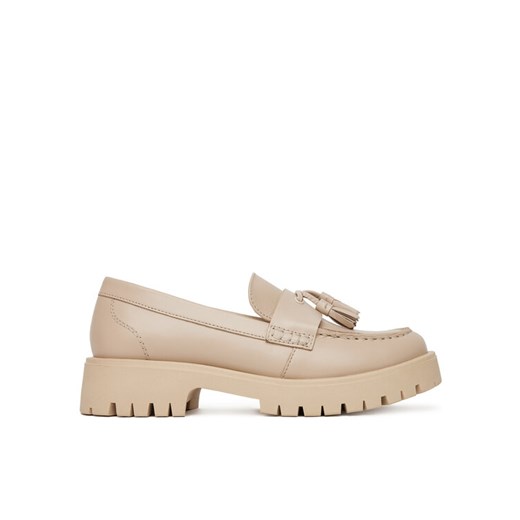Loafersy Sergio Bardi ARC-F1091-05SB Beżowy ze sklepu eobuwie.pl w kategorii Mokasyny damskie - zdjęcie 182047245