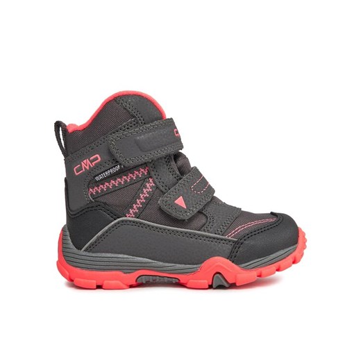 Śniegowce CMP Pyry Snow Boot Wp 38Q4514 Szary ze sklepu eobuwie.pl w kategorii Buty zimowe dziecięce - zdjęcie 182047439