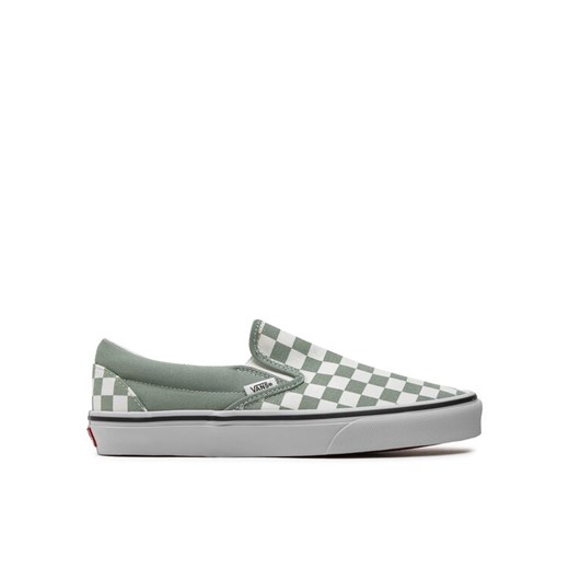 Tenisówki Vans Classic Slip-On VN000BVZCJL1 Zielony ze sklepu eobuwie.pl w kategorii Trampki damskie - zdjęcie 182047457