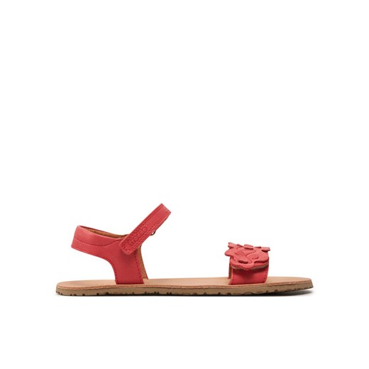 Sandały Froddo Barefoot Flexy Flowers G3150265 D Czerwony ze sklepu eobuwie.pl w kategorii Sandały dziecięce - zdjęcie 182047479