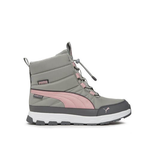 Śniegowce Puma Evolve Boot Puretex Jr 392647 03 Szary ze sklepu eobuwie.pl w kategorii Buty zimowe dziecięce - zdjęcie 182047528
