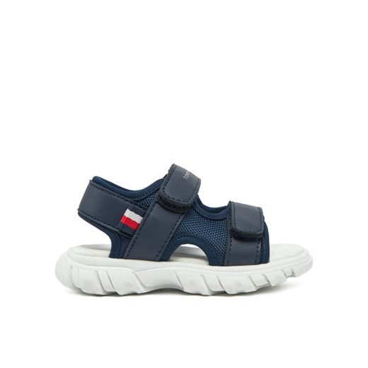 Sandały Tommy Hilfiger Velcro Sandal T1B2-33898-1591 M Granatowy ze sklepu eobuwie.pl w kategorii Sandały dziecięce - zdjęcie 182047586