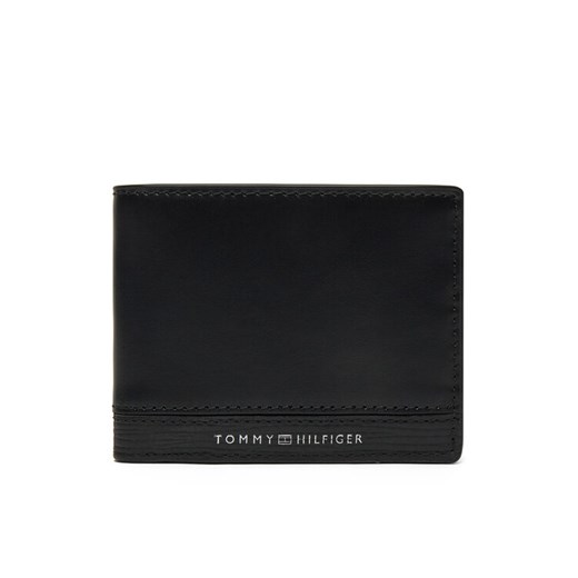 Portfel męski Tommy Hilfiger AM0AM13039 Czarny ze sklepu eobuwie.pl w kategorii Portfele męskie - zdjęcie 182047665