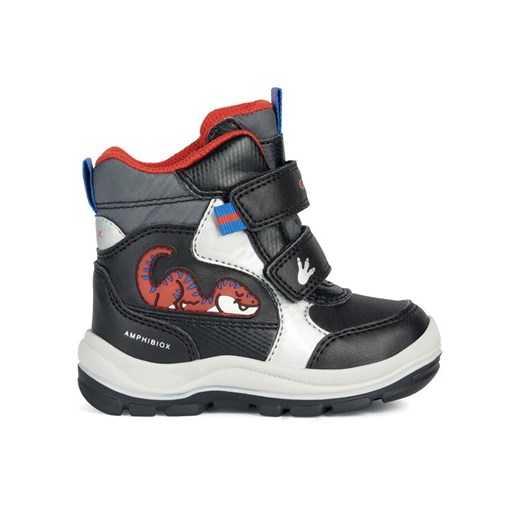 Śniegowce Geox B Flanfil Boy B Abx B363VA 054FU C0245 S Czarny ze sklepu eobuwie.pl w kategorii Buty zimowe dziecięce - zdjęcie 182047748