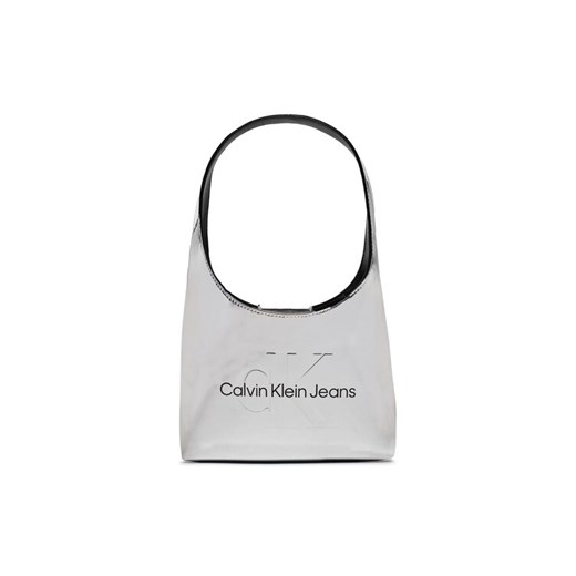 Torebka Calvin Klein Jeans Sculpted Arc Shoulderbag22 K60K611860 Srebrny 00 eobuwie.pl
